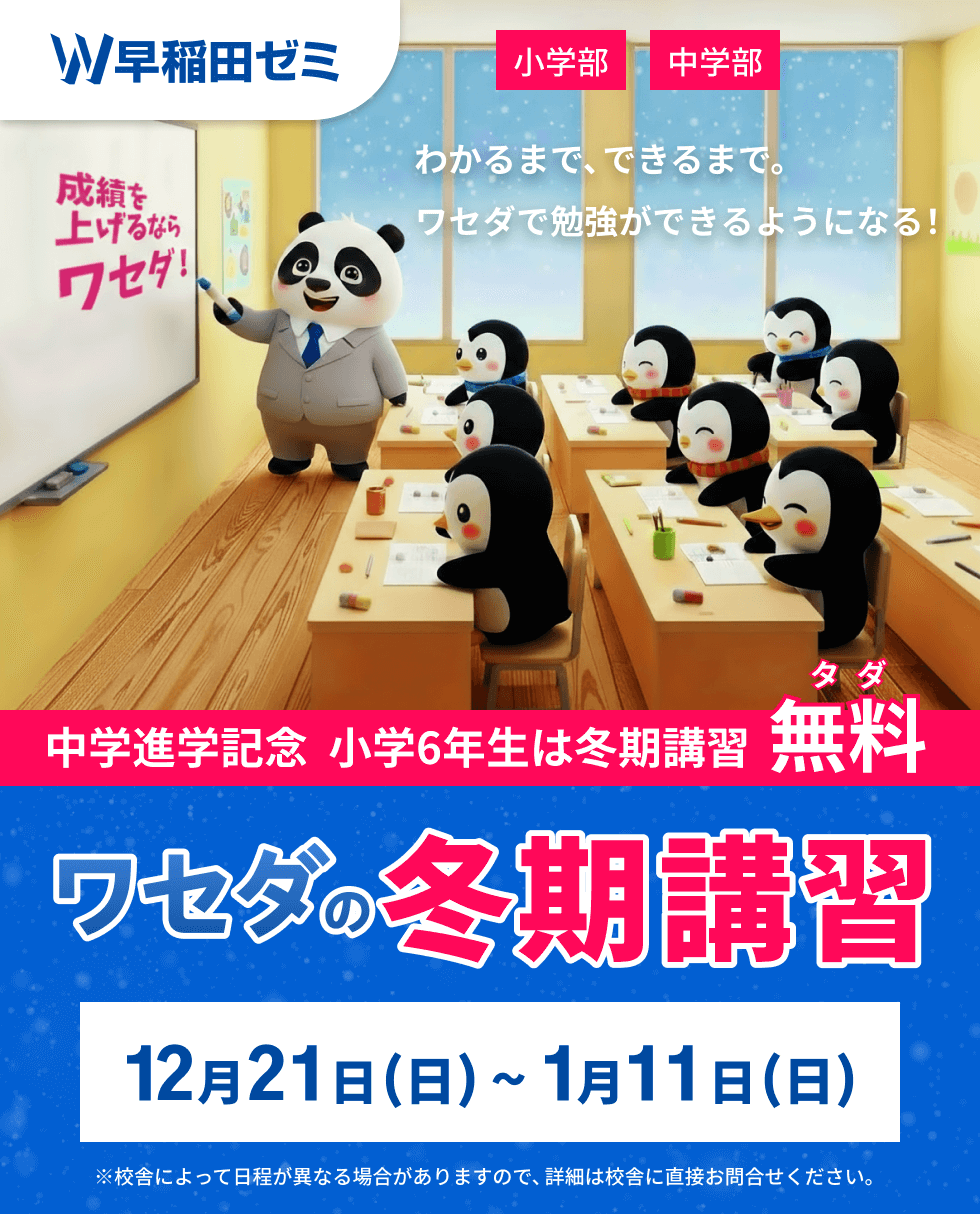 ワセダの冬期講習