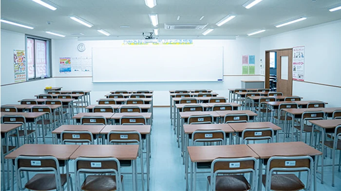 きれいな教室！集中して勉強ができる環境です。