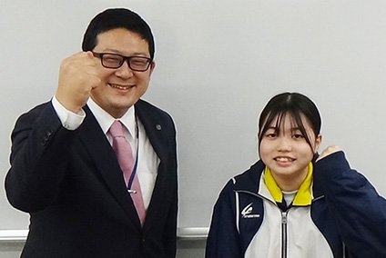 定期テスト100点獲得した生徒01