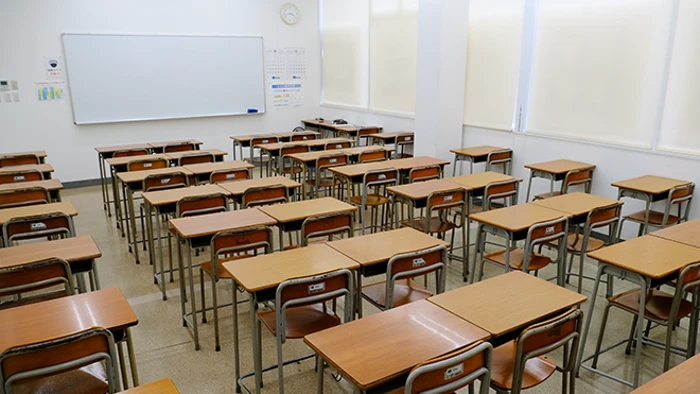 明るくてきれいな教室だから勉強のやる気もアップ！