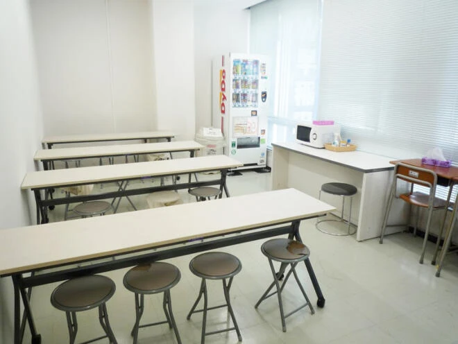 食事スペースも完備！