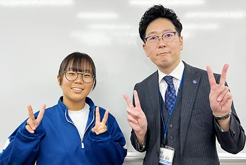 定期テスト100点獲得した生徒01