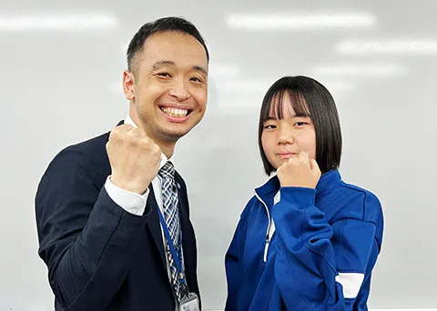 定期テスト100点獲得した生徒01