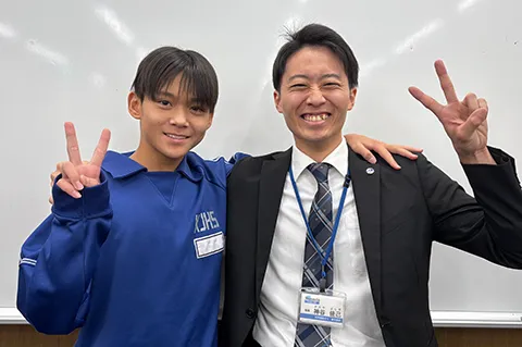 定期テスト100点獲得した生徒01