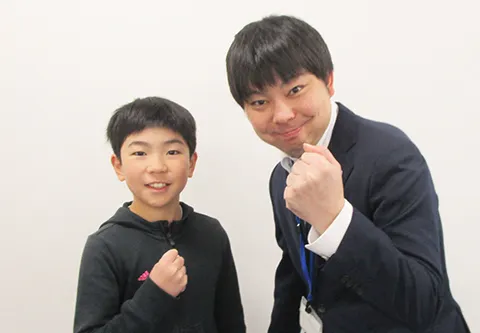 定期テスト100点獲得した生徒01