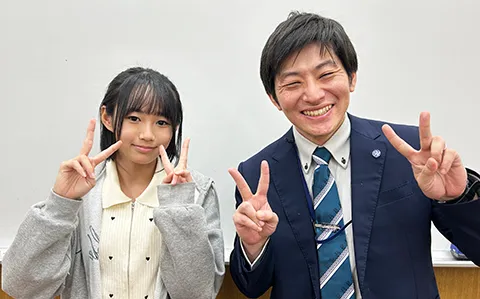 定期テスト100点獲得した生徒01