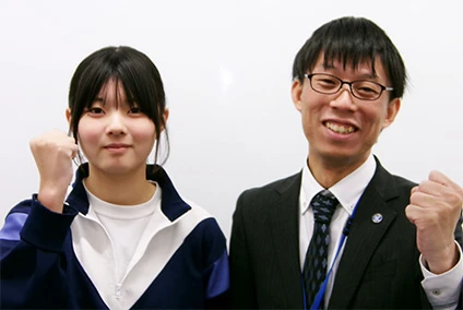 定期テスト100点獲得した生徒01