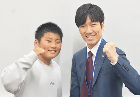 定期テスト100点獲得した生徒01