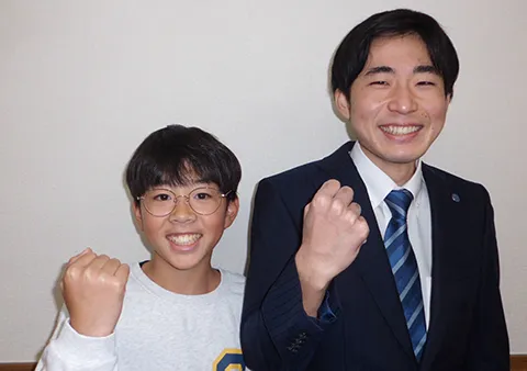 定期テスト100点獲得した生徒01