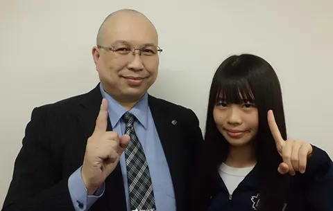 定期テスト100点獲得した生徒01