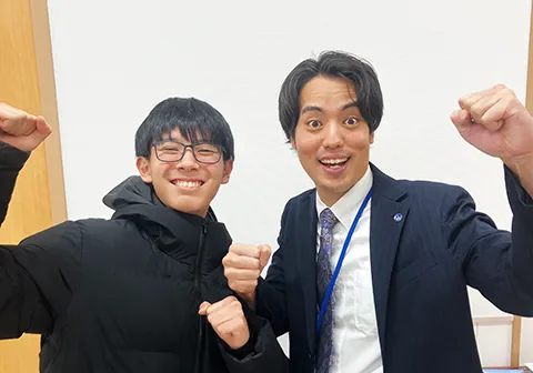 定期テスト100点獲得した生徒01