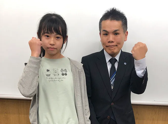 定期テスト100点獲得した生徒01