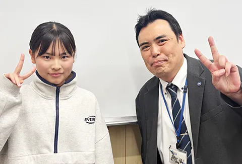 定期テスト100点獲得した生徒01