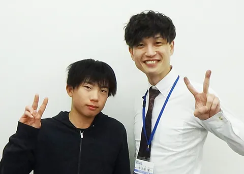 定期テスト100点獲得した生徒01