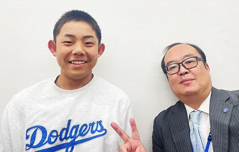 定期テスト100点獲得した生徒01