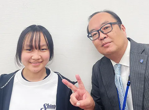 定期テスト100点獲得した生徒01