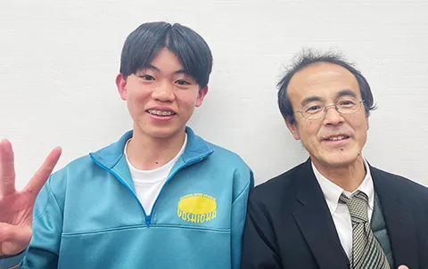 定期テスト100点獲得した生徒01