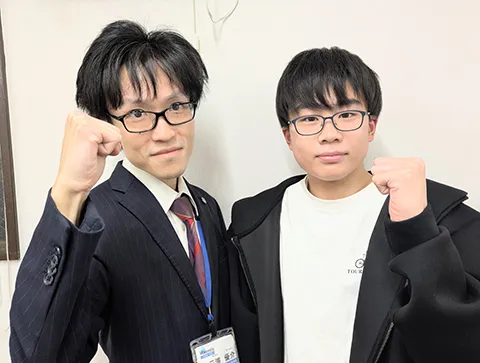 定期テスト100点獲得した生徒01