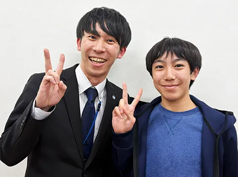 定期テスト100点獲得した生徒01