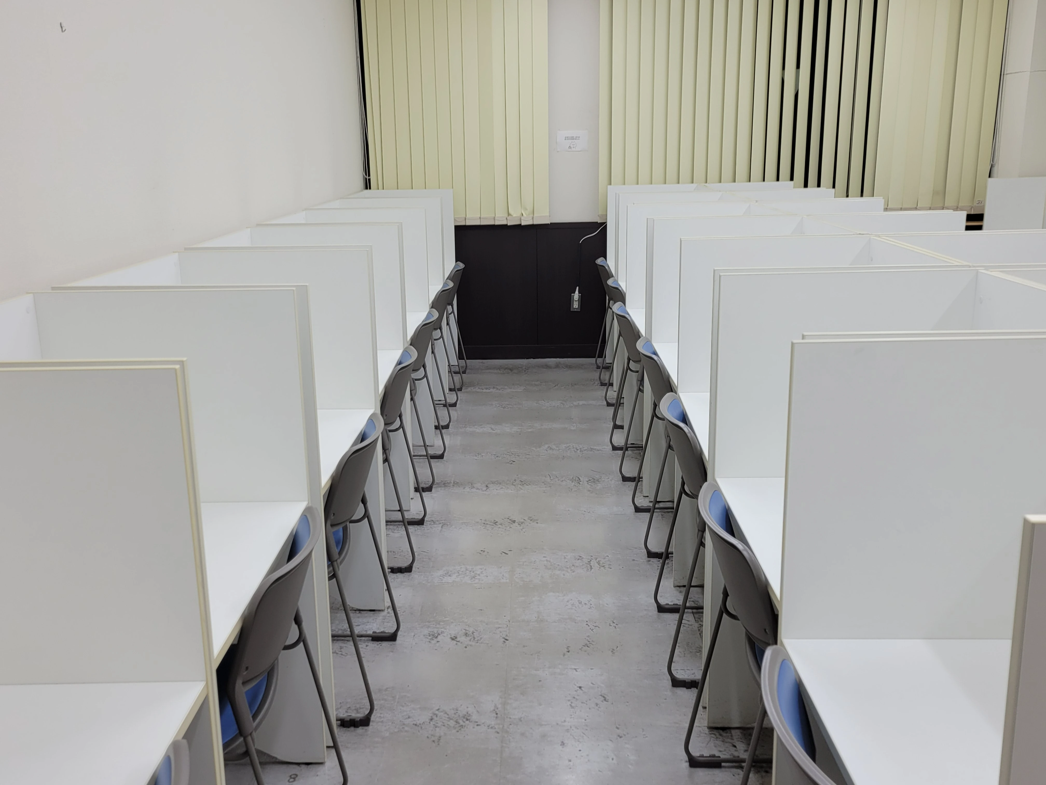 個別ブースの自習室！