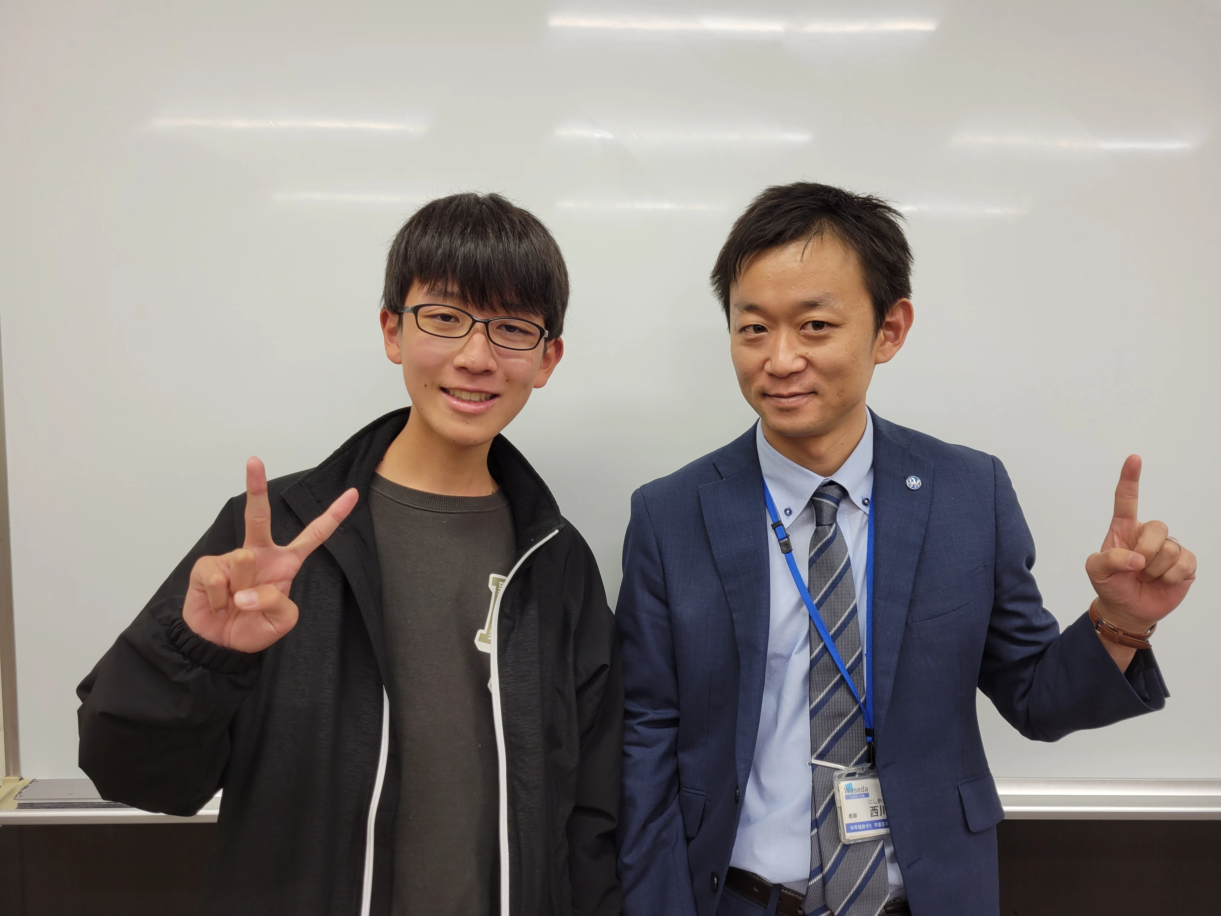 定期テスト100点獲得した生徒01