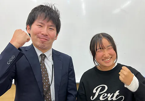 定期テスト100点獲得した生徒01