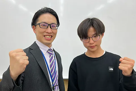 定期テスト100点獲得した生徒01