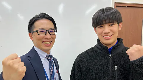 定期テスト100点獲得した生徒01