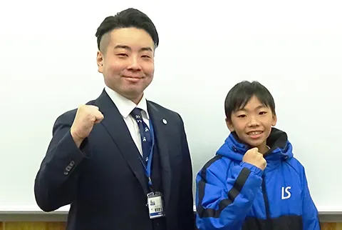 定期テスト100点獲得した生徒01