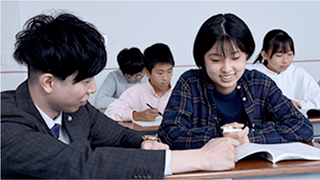 個別指導をしている正社員プロ教師
