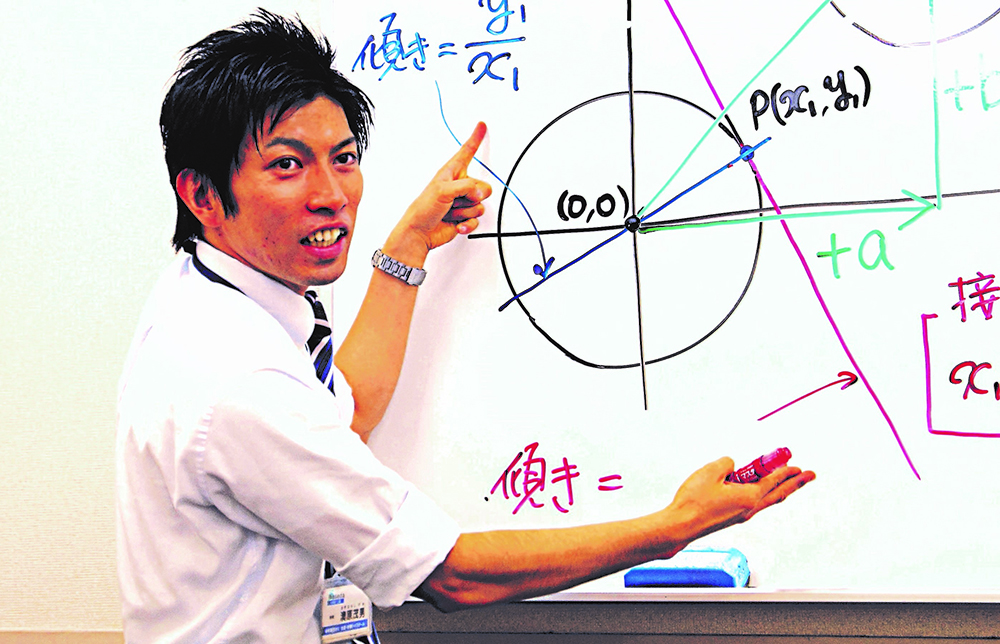 宇都宮中央ハイスクールの数学の授業風景
