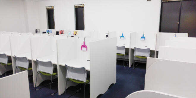 集中できる環境の太田ハイスクールの自習室