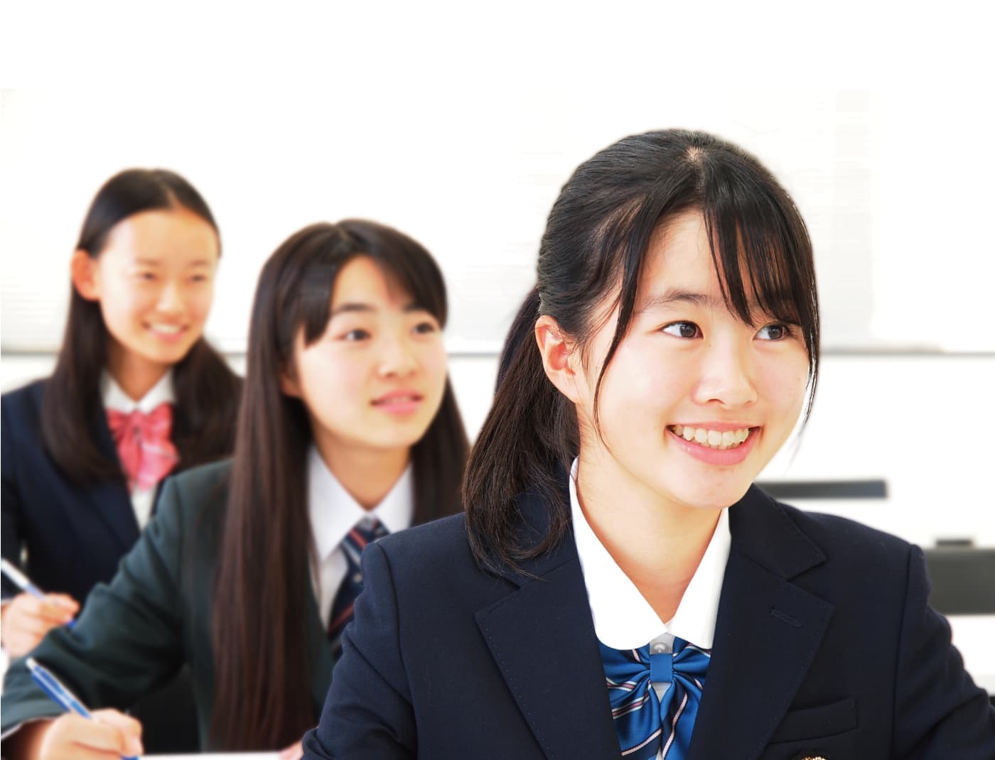 W早稲田ゼミの中学生コース。授業に参加している生徒