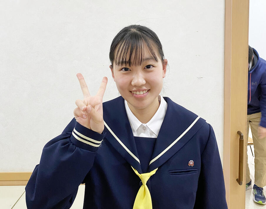 群馬県立高崎女子高校合格者。難しい志望校でも、「正しく勉強すれば必ず合格できる」と言ってくれました。