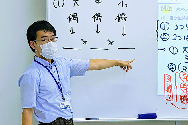 小山ハイスクールの正社員のプロ教師の授業