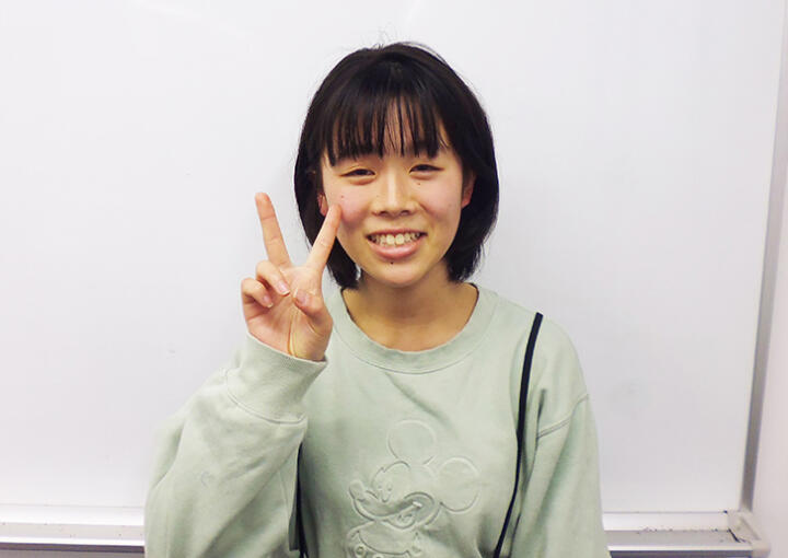 群馬県立太田女子高校合格者。ワセダの授業を集中して聞いただけで、理解度が高まっていることを実感しました。