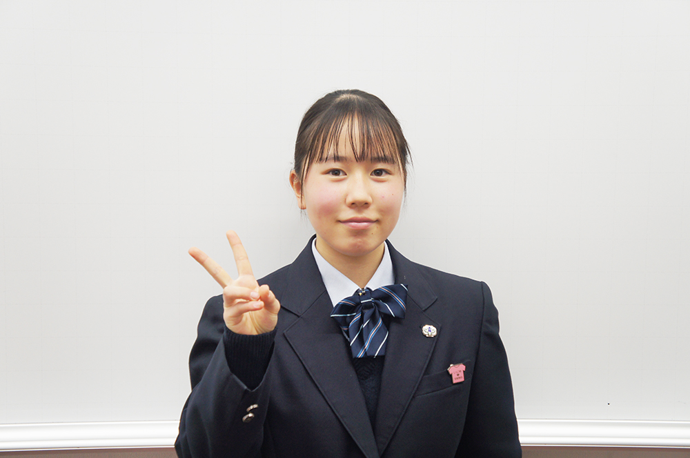 埼玉県立浦和第一女子高校合格者。「君なら行ける！」と言われたことが、不安をなくし、背中を押してくれました。