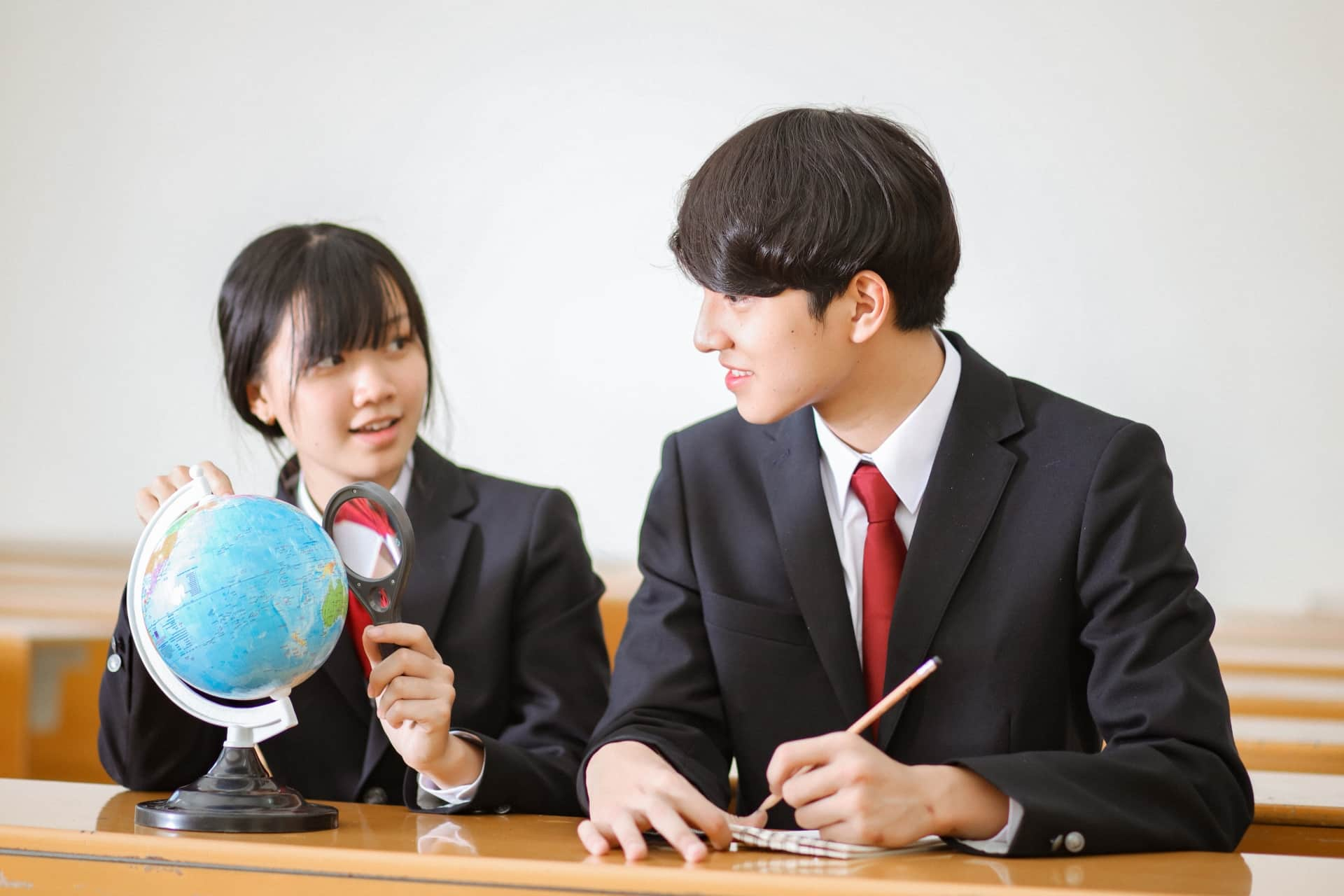 埼玉県立大宮高等学校の生徒たち